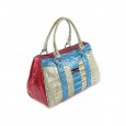 1489 Italienische Leder Tasche Gilda Tonelli Spritz Azzurro