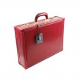 2996 italienische Aktenkoffer Leder ROT Tonelli Col ROSSO