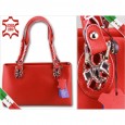 6246 rosso frenzy Italienische Damen Handtasche