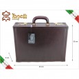 2996 Tonelli italienische Aktenkoffer Leder Braun TM