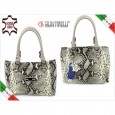 0001 Damen Handtasche Schlangen Optik PIT ROCEIA