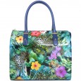 6000 blu Gilda Tonelli women summer bag 2014 with flowers